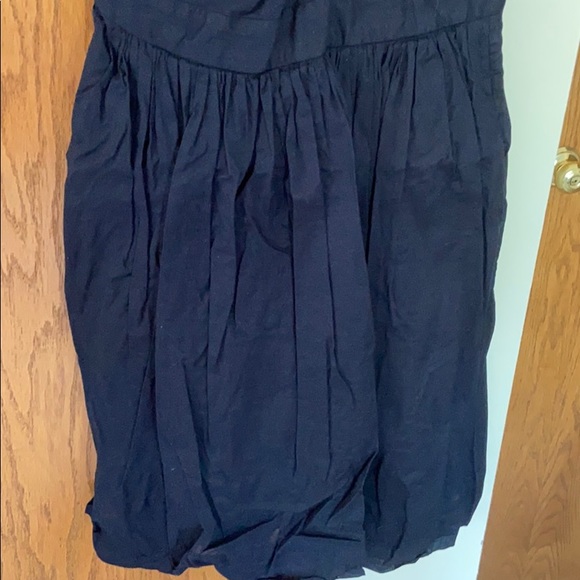 Banana Republic Navy Pleated Dress - Picture 3 of 7